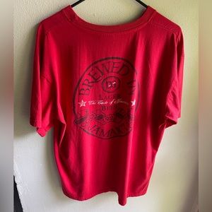 Red Stripe Lager Beer Tshirt. The Taste of Jamaica. Cool Since 1928. Size XL